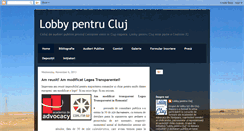 Desktop Screenshot of lobbypentrucluj.blogspot.com