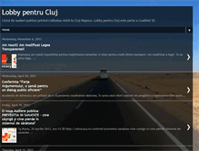 Tablet Screenshot of lobbypentrucluj.blogspot.com