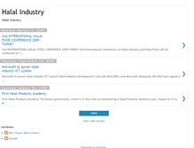 Tablet Screenshot of halalindustry.blogspot.com