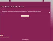 Tablet Screenshot of binabadan-syaz.blogspot.com