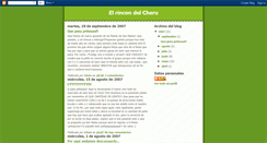 Desktop Screenshot of elcheru.blogspot.com