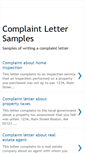 Mobile Screenshot of complaint-letters-samples.blogspot.com