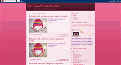 Desktop Screenshot of latesttrendscrochet.blogspot.com