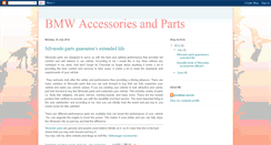 Desktop Screenshot of bmwaccessoriesandparts.blogspot.com