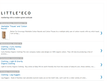 Tablet Screenshot of littleeco.blogspot.com