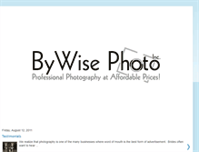 Tablet Screenshot of bywisephoto.blogspot.com