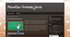 Desktop Screenshot of maravillasfernandezgarcia.blogspot.com