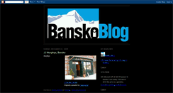 Desktop Screenshot of banskoaccommodation.blogspot.com