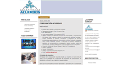 Desktop Screenshot of corporacionacuerdos.blogspot.com