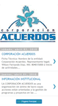 Mobile Screenshot of corporacionacuerdos.blogspot.com