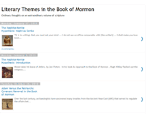 Tablet Screenshot of literarybookofmormon.blogspot.com