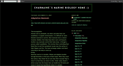 Desktop Screenshot of mymarinebiologyhome.blogspot.com