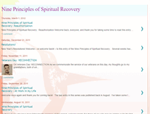 Tablet Screenshot of nineprinciplesofspiritualrecovery.blogspot.com