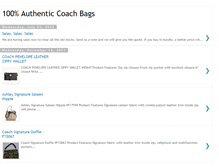 Tablet Screenshot of lovecoachbag.blogspot.com