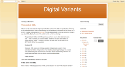 Desktop Screenshot of digitalvariants.blogspot.com