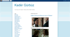 Desktop Screenshot of kadergurbuz.blogspot.com