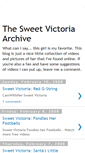Mobile Screenshot of ilovesweetvictoria.blogspot.com