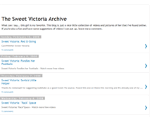 Tablet Screenshot of ilovesweetvictoria.blogspot.com