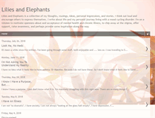 Tablet Screenshot of liliesandelephants.blogspot.com