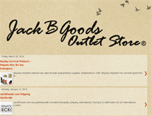 Tablet Screenshot of jackbgoods.blogspot.com