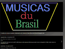 Tablet Screenshot of musicasdubrasil.blogspot.com