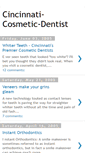 Mobile Screenshot of cincinnati-cosmetic-dentist.blogspot.com