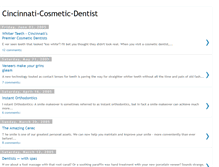 Tablet Screenshot of cincinnati-cosmetic-dentist.blogspot.com