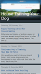 Mobile Screenshot of housetrainingyourdog-william.blogspot.com