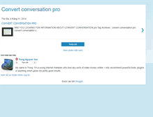 Tablet Screenshot of convertconversationpro.blogspot.com