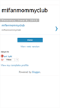Mobile Screenshot of mifanmommyclub.blogspot.com