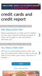 Mobile Screenshot of creditcardsandreport.blogspot.com