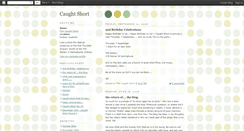 Desktop Screenshot of caught-short.blogspot.com