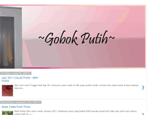 Tablet Screenshot of gobokputih.blogspot.com