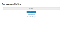 Tablet Screenshot of iamluqmanhakim.blogspot.com