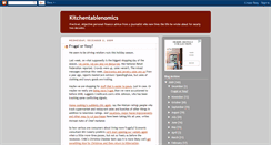 Desktop Screenshot of kitchentablenomics.blogspot.com