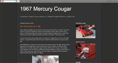 Desktop Screenshot of 1967mercurycougar.blogspot.com