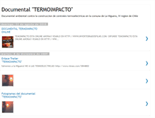 Tablet Screenshot of documentaltermoimpacto.blogspot.com