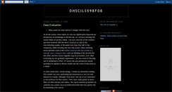 Desktop Screenshot of dhscils598f08.blogspot.com