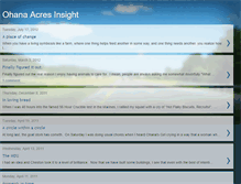 Tablet Screenshot of ohanaacres.blogspot.com