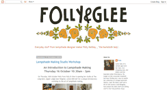 Desktop Screenshot of follyandglee.blogspot.com