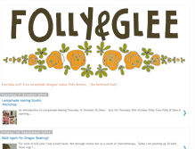 Tablet Screenshot of follyandglee.blogspot.com