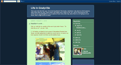 Desktop Screenshot of lifeingradyville.blogspot.com