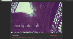 Desktop Screenshot of checkpointlali.blogspot.com