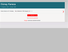 Tablet Screenshot of gunay-karaca.blogspot.com