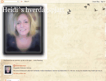 Tablet Screenshot of heidishverdagspjatt.blogspot.com