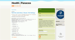Desktop Screenshot of health-panacea.blogspot.com