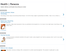 Tablet Screenshot of health-panacea.blogspot.com