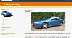 Desktop Screenshot of 406-coupe.blogspot.com