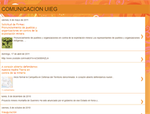 Tablet Screenshot of comunicacionuieg.blogspot.com