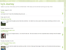 Tablet Screenshot of ivysjourney.blogspot.com